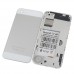 H5 TV Phone Quadl Band Dual SIM Card WiFi Bluetooth FM Dual Camera 4.0 Inch- White