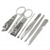 7pcs Stainless Steel Nail Clippers Manicure Pedicure Set