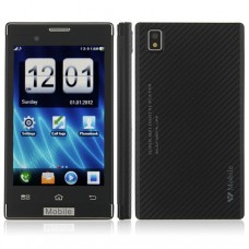 T8950 Phone 4.0 Inch Dual Band Dual Camera FM Bluetooth Touch Screen- Black