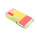 With Inner Plastic & Card Slots Leather Case Cover for iPhone 5