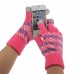 Functional One Size Touch Gloves for iPhone iPad Soft Screen Tablet PC Color Random