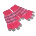 Functional One Size Touch Gloves for iPhone iPad Soft Screen Tablet PC Color Random