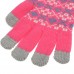 Functional One Size Touch Gloves for iPhone iPad Soft Screen Tablet PC Color Random