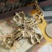 Fashion Flower Cross Pendant Sweater Necklace