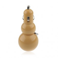 5V 2A Dual USB Bottle Gourd Shaped Car Charger