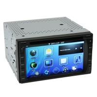 Compact Android 2.3 OS Smart Car DVD Player TV GPS WiFi Bluetooth 6.2 Inch + Freeshipping (DHL)