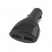 Dual USB Car Charger + Cable for HTC/iPad/iPhone/Mobile Phone