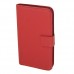 5.3 Inch Protective Leather Stand Case for Samsung Galaxy Note I9220 Smart Phone- Red