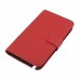 5.3 Inch Protective Leather Stand Case for Samsung Galaxy Note I9220 Smart Phone- Red