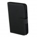 5.3 Inch Protective Leather Stand Case for Samsung Galaxy Note I9220 Smart Phone- Black