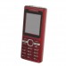 M17 Phone Dual Band Dual SIM Card Java Bluetooth FM 1.8 Inch- Red