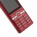 M17 Phone Dual Band Dual SIM Card Java Bluetooth FM 1.8 Inch- Red