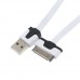 1m Flat Cable for iPhone 4/4S iPad White