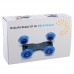 Blue TableTop Compact Dolly Kit Skater Wheel Camera Truck for Video DSLR