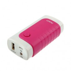 5200mAh USB Port Power Bank with LED Light for Mobile Phones Tablet PC