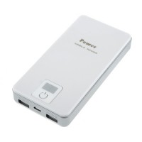 10000mAh 2 USB Port Power Bank for Mobile Phones Tablet PC