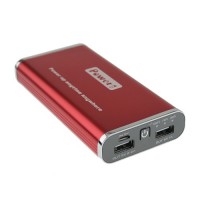 8000mAh 2 USB Port Power Bank for Mobile Phones Tablet PC