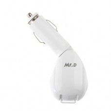 Flexible USB Car Charger White