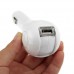Flexible USB Car Charger White