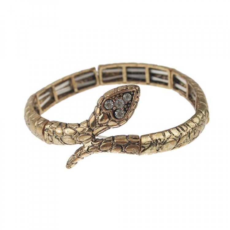 Snake Style Rhinestone Decor Bracelet Jewelry - Free Shipping - ThanksBuyer