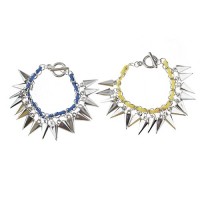 Fashion Punk Style Rivet Pendant Bracelet Jewelry
