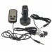 Mobile Phone Hands-free Transmitter with FM Transmitter,Headphone and Mic