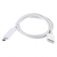 Dock Connector to HDMI Adapter Cable for iPhone 4 4S iPad