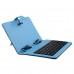 Colorful Leather Stand Case Mini USB Keyboard for 7 Inch Tablet PC 5 Colors Selectable