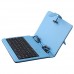 Colorful Leather Stand Case Mini USB Keyboard for 7 Inch Tablet PC 5 Colors Selectable