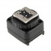 DF-8002 Flash Hot Shoe Converter to PC Sync Socket Adapte for Nikon Camera