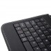 Black Leather Stand Case Mini USB Keyboard for 7 Inch Tablet PC