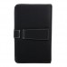 Black Leather Stand Case Mini USB Keyboard for 7 Inch Tablet PC