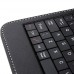Black Leather Stand Case Micro USB Keyboard for 7.0 Inch Tablet PC