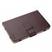 New Universal 7 inch Tablet PC Leather Case Protector Cover Brown