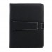 Leather Stand Case Micro USB Keyboard for 9.0 Inch Tablet PC Black