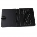 Black Leather Stand Case Micro USB Keyboard for 8.0 Inch Tablet PC