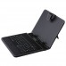 Black Leather Stand Case Micro USB Keyboard for 8.0 Inch Tablet PC