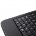 Black Leather Stand Case Micro USB Keyboard for 8.0 Inch Tablet PC