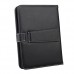 Black Leather Stand Case Micro USB Keyboard for 8.0 Inch Tablet PC