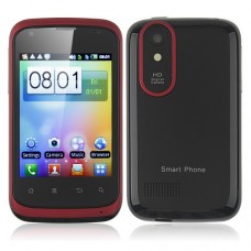 T328w Smart Phone Android 2.3 MTK6515 1.0GHz WiFi 3.2 Inch Capacitive Screen- Red