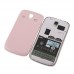 i9300 Lite Smart Phone Android 2.3 OS MTK6513 WiFi 4.0 Inch Multi-touch Screen- Pink