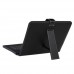 Black Leather Stand Case Micro USB Keyboard for 9.7 Inch Tablet PC