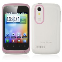 T328w Smart Phone Android 2.3 MTK6515 1.0GHz WiFi 3.2 Inch Capacitive Screen- Pink