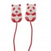 Lovely Panda 3.5mm Port Ear Type Headphone Earphone