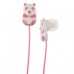 Lovely Panda 3.5mm Port Ear Type Headphone Earphone