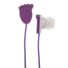 Cute Baby Foot In-ear 3.5mm Port 1.2m Cord Headset Earphone JY-555