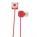 Cute Quadrate Stereo Headphone 3.5mm Port Earphone Three Color for Choose