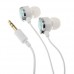 Bling Bling Heart Pattern In-ear 3.5mm Port Earphone Headset Three Color for Choose