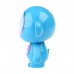 Cute Cartoon Figure Mini Portable Speaker Blue
