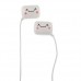 Lovely Smile Steamed Bun Stereo Headphone 3.5mm Port Earphone